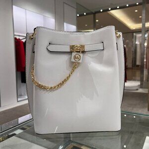 MICHAEL KORS Hamilton Legacy Medium Leather Messenger Bag